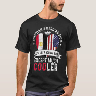 Ägyptisch-amerikanische Mutter Muttertag Mama Land T-Shirt