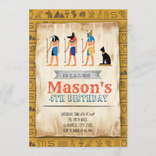 Ägyptische Allure-Party Einladung