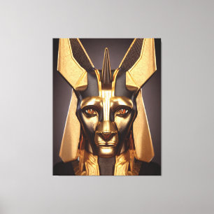 Ägyptische Anubis Canvas Print Canvas Print Leinwanddruck