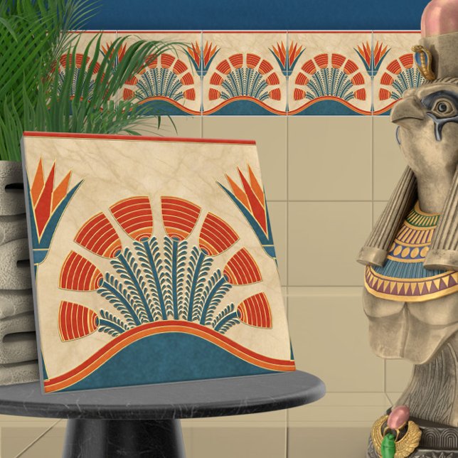 Ägyptische Art-Deco-Grenze Fliese (Von Creator hochgeladen)