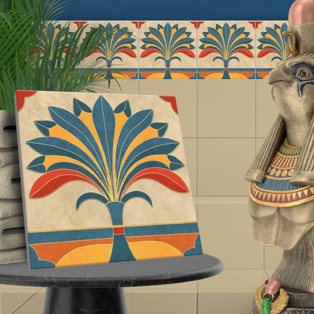 Ägyptische Art-Deco-Grenze Fliese (Von Creator hochgeladen)