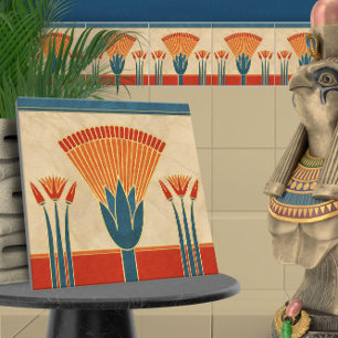 Ägyptische Art-Deco-Grenze Fliese