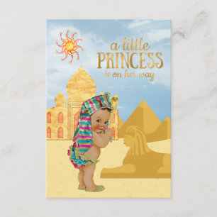 Ägyptische Babydusche Einladung ägyptische Prinzes