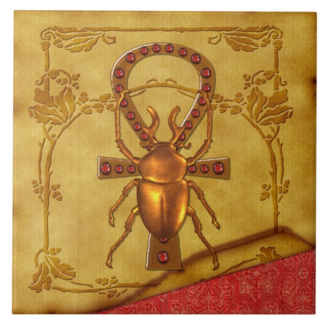 Ägyptische Elegance Fliese (Vorderseite)