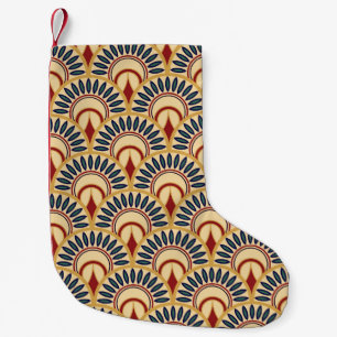 Ägyptische Fischskalen: Nahtlose Motif. Kleiner Weihnachtsstrumpf