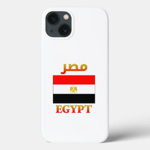 Ägyptische Flagge م ر Arabisch & Englisch WordArt Case-Mate iPhone Hülle