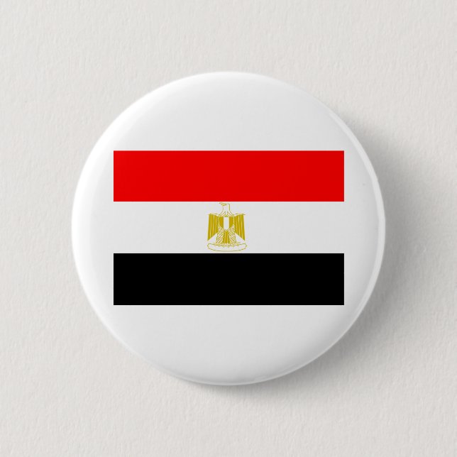 ägyptische Flagge Button (Vorderseite)