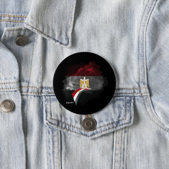 Ägyptische Flagge Button (Beispiel)