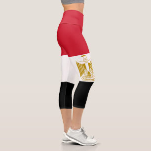 Ägyptische Flagge Capri Leggings