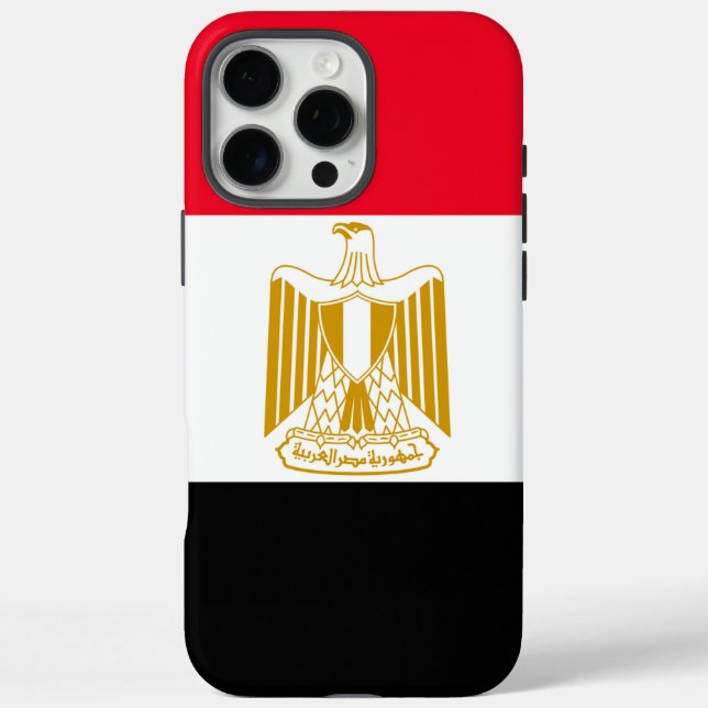 ägyptische Flagge Case-Mate iPhone Hülle (Rückseite)