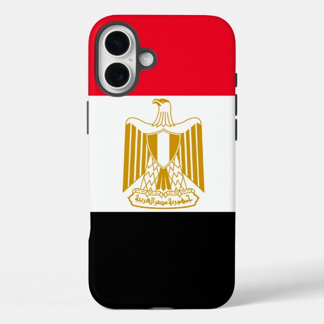 ägyptische Flagge Case-Mate iPhone Hülle (Rückseite)