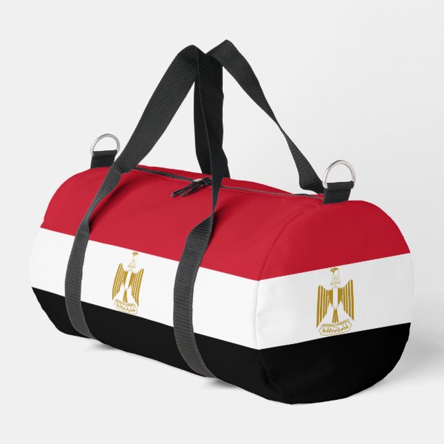Ägyptische Flagge Duffle Bag (Linke Seite)