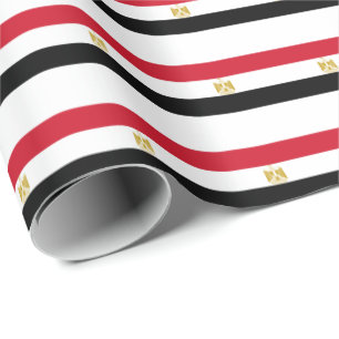 Ägyptische Flagge Geschenkpapier