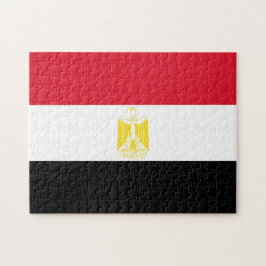 Ägyptische Flagge Jigsaw Puzzle