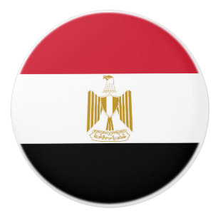 Ägyptische Flagge Keramikknauf