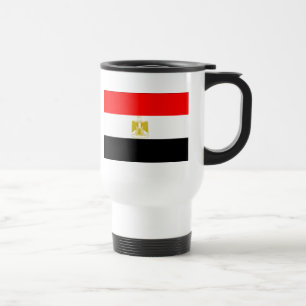 ägyptische Flagge Reisebecher