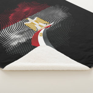Ägyptische Flagge Sherpadecke