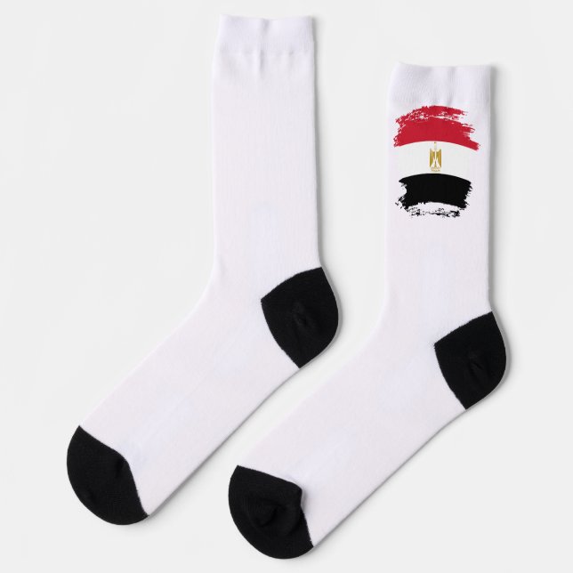 Ägyptische Flagge Socken (Linkes Detail)