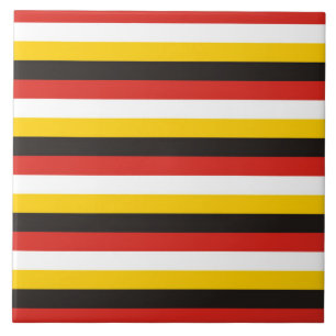 Ägyptische Flagge Streifen Ländermuster Symbol sch Fliese