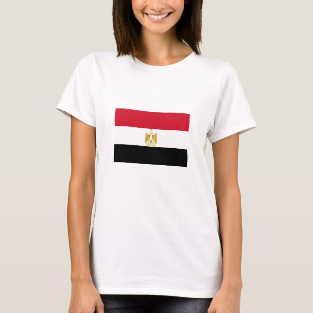 Ägyptische Flagge T-Shirt (Vorderseite)