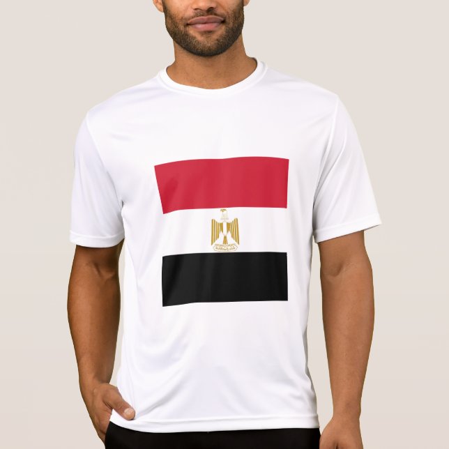 Ägyptische Flagge T-Shirt (Vorderseite)