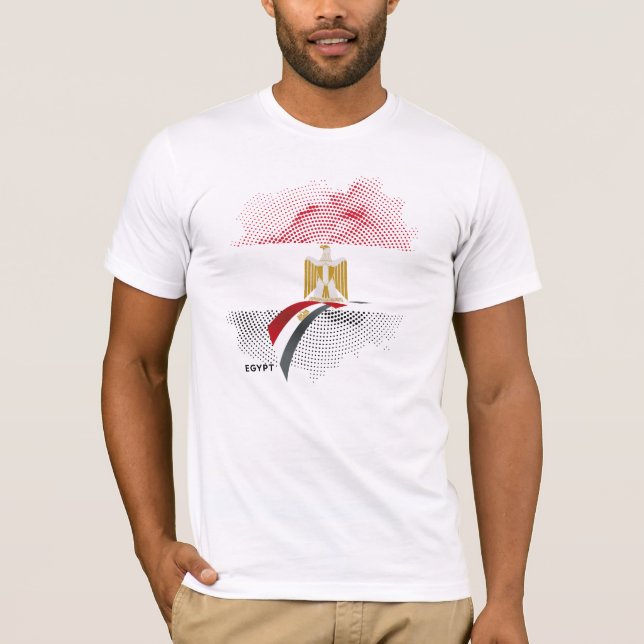 Ägyptische Flagge T-Shirt (Vorderseite)
