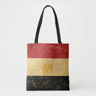 Ägyptische Flagge Vintag Grunge Design