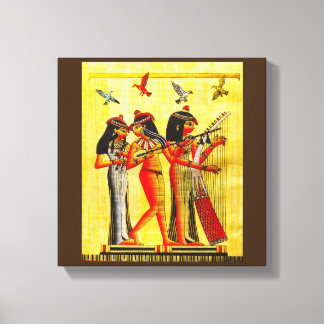 Ägyptische Freundschaft Papyrus Leinwanddruck