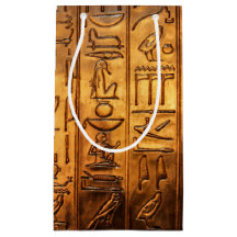 Ägyptische Gold-Script-Geschenktasche