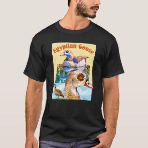 Ägyptische Goose Montage Illustration T-Shirt