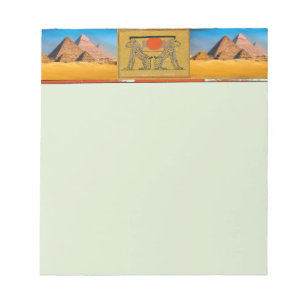 Ägyptische Götter Notepad Notizblock