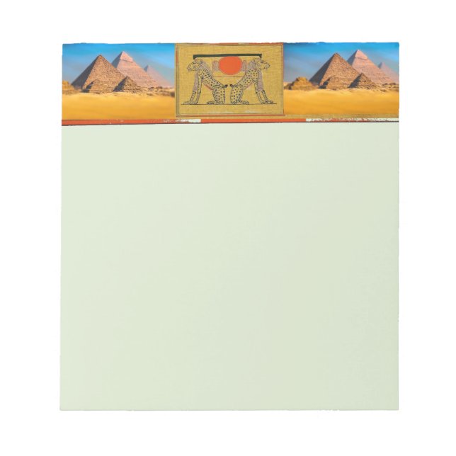 Ägyptische Götter Notepad Notizblock (Vorderseite)