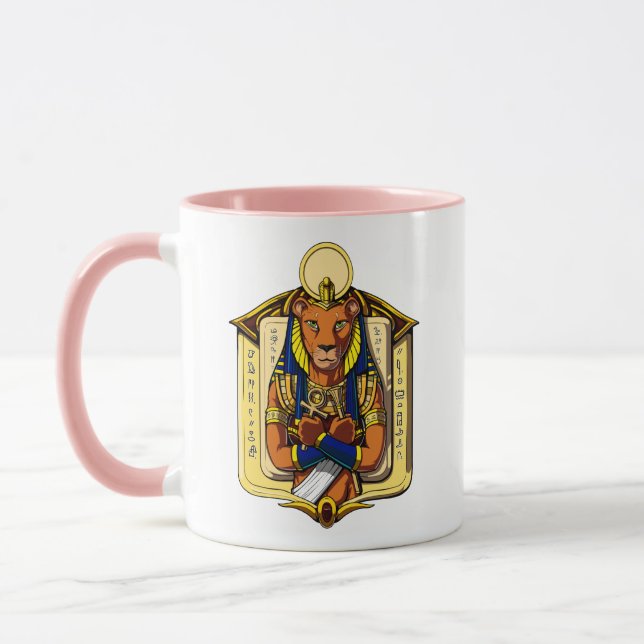 Ägyptische Göttin Lioness Sekhmet God Bastet Tasse (Links)