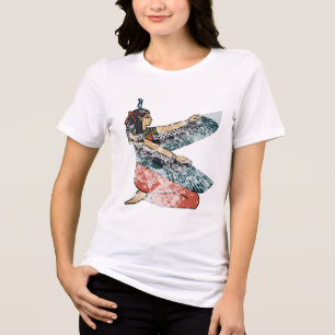 Ägyptische Göttin Maat winged Göttin Power Tri-Blend Shirt