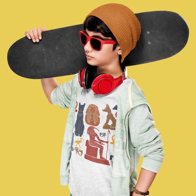 Ägyptische Grafik-Collage aus dem alten Ägypten T-Shirt (Von Creator hochgeladen)