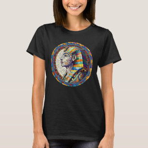 Ägyptische Große Sphinx - Mosaikkunst T-Shirt