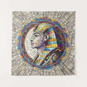 Ägyptische Große Sphinx - Mosaikkunst Wandteppich