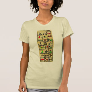 Ägyptische Hieroglyphen, alphabetische Symbole T-Shirt