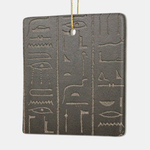 Ägyptische Hieroglyphen-altes Keramikornament