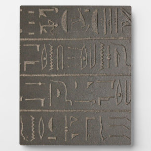 Ägyptische Hieroglyphen Antikes Ägypten Schrift Sy Fotoplatte