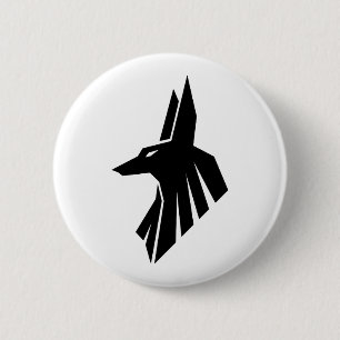 Ägyptische Hieroglyphen - Anubis Button