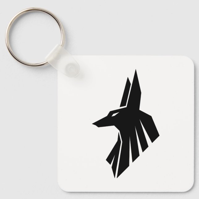 Ägyptische Hieroglyphen - Anubis Schlüsselanhänger (Vorderseite)