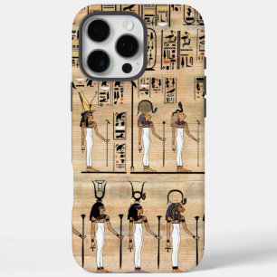 Ägyptische Hieroglyphen auf Papyrus iPhone 16 Pro Max Hülle