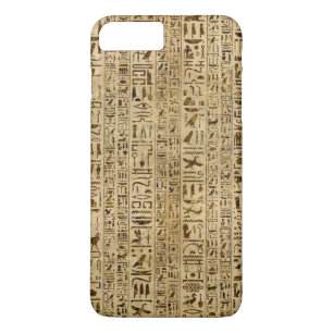 Ägyptische Hieroglyphen auf Papyrus Case-Mate iPhone Hülle