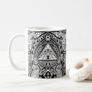 Ägyptische Hieroglyphen - Cooles Muster Kaffeetasse