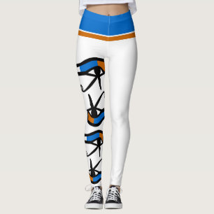 Ägyptische Hieroglyphen-Grab-Symbole modern Leggings