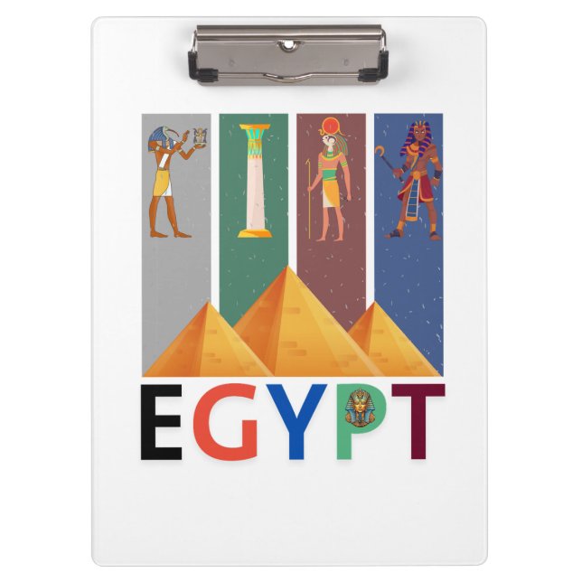 Ägyptische Hieroglyphen Klemmbrett (Vorderseite)