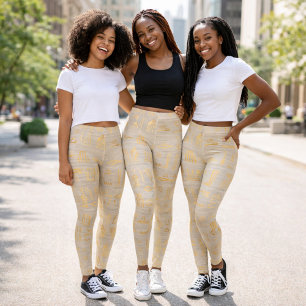 Ägyptische Hieroglyphen Leggings