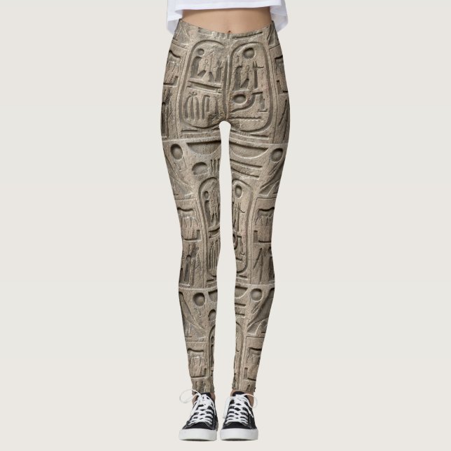 Ägyptische Hieroglyphen-Leggings Leggings (Vorderseite)