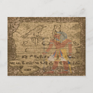 Ägyptische Hieroglyphen Postkarte